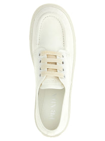 PRADA Cotton Sneakers White, view 4