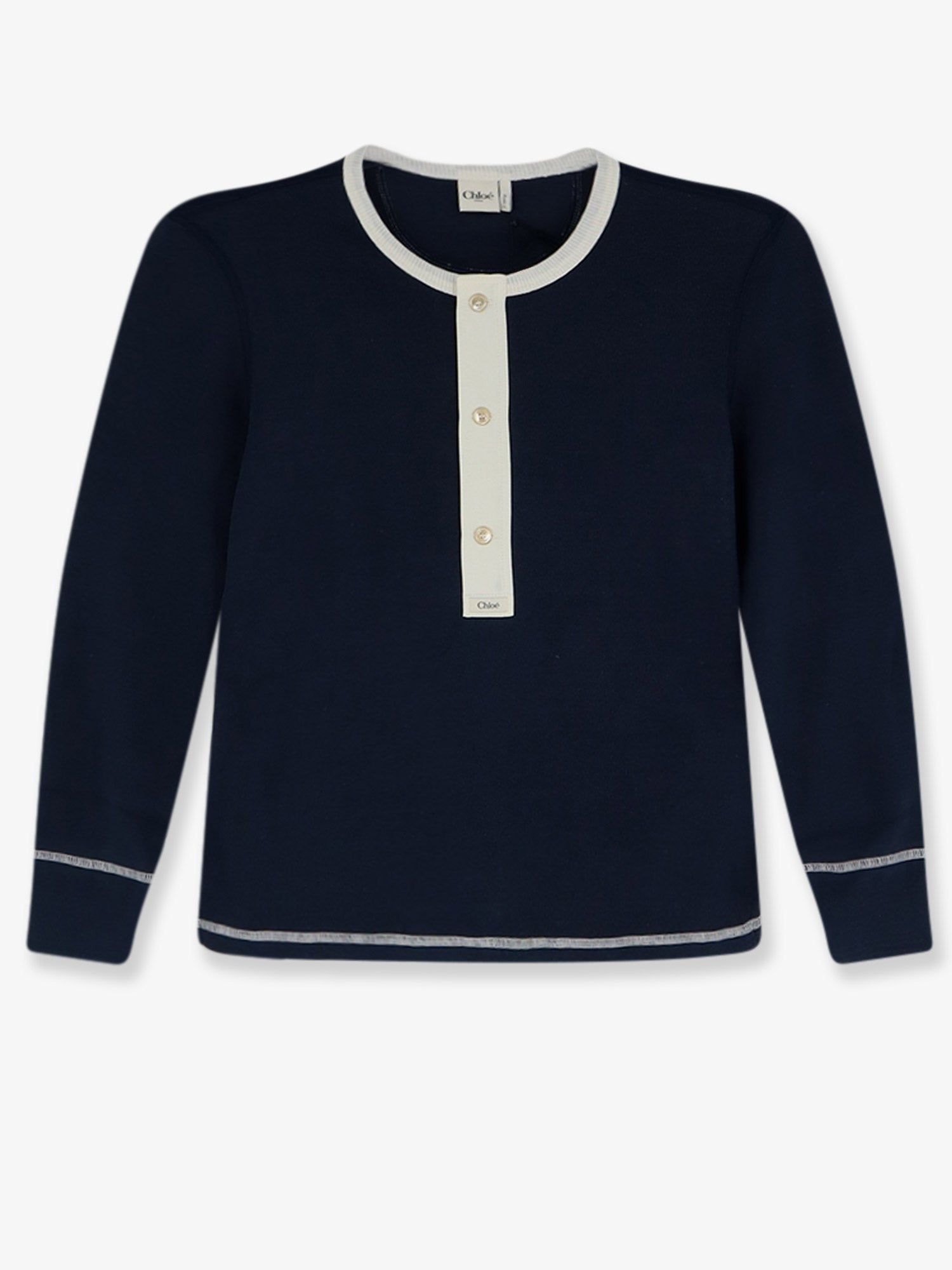 Chloé Women's Cotton Sweater Blue
