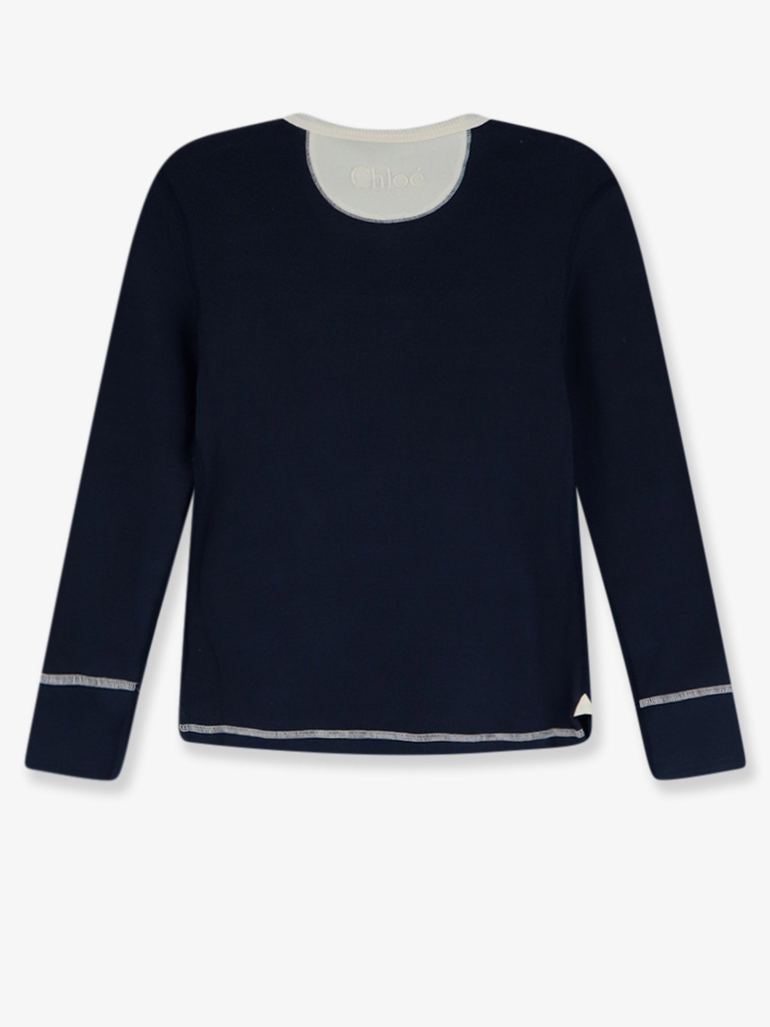 Chloé Women's Cotton Sweater Blue