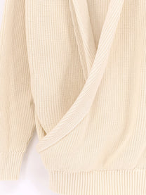 Laneus Men's Cotton Sweater White, view 3
