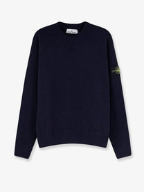 Stone Island Men's Cotton Sweater Blue
