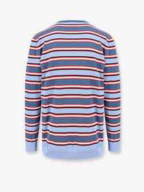 Dior Men's Cotton Sweater Blue