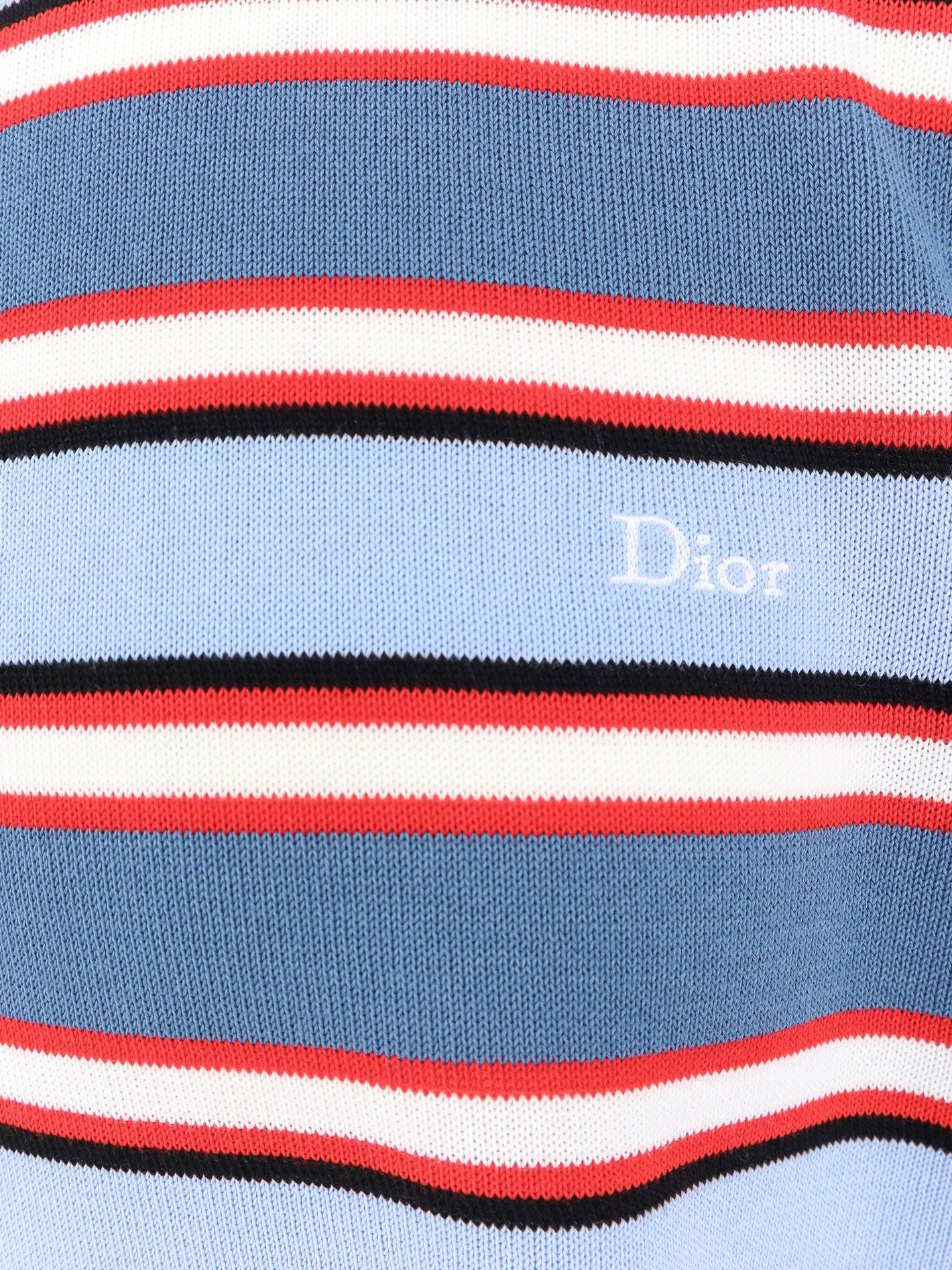 Dior Men's Cotton Sweater Blue