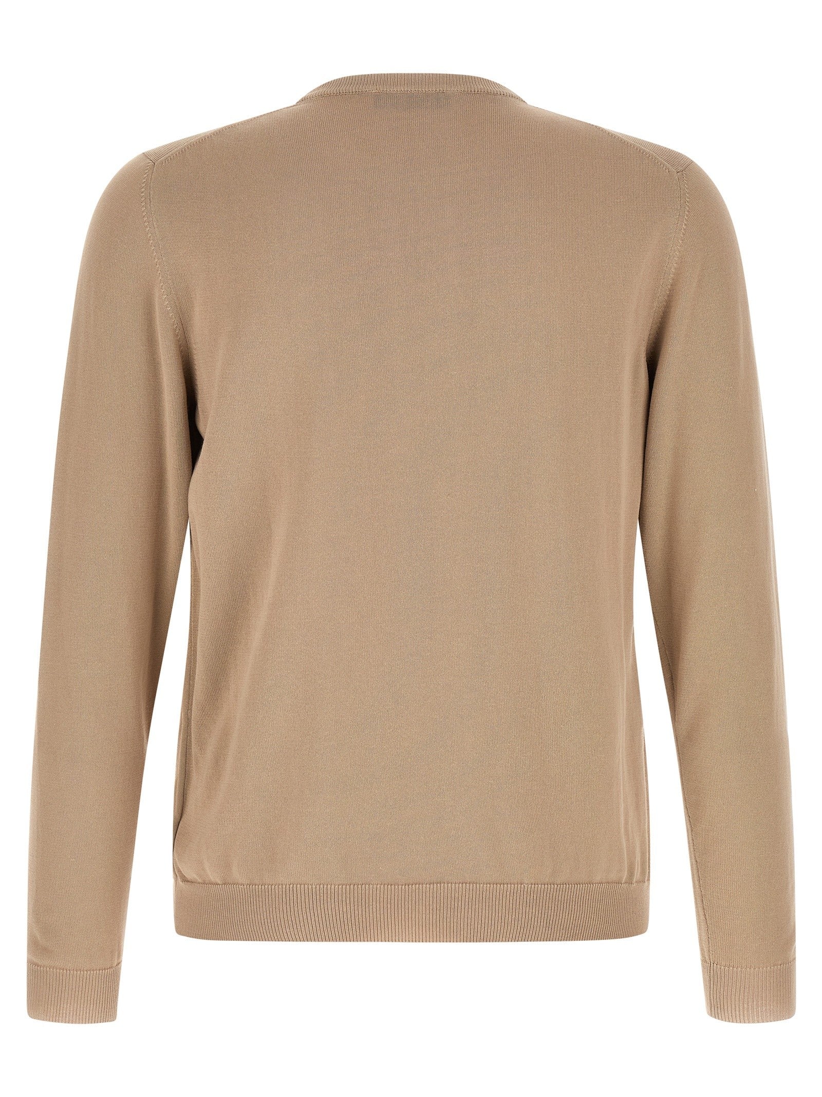Zanone Cotton Sweater Beige