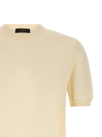Zanone Cotton Sweater Beige
