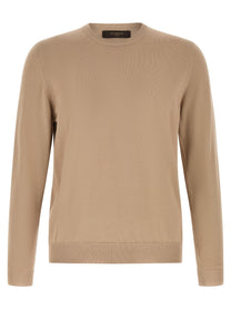 Zanone Cotton Sweater Beige