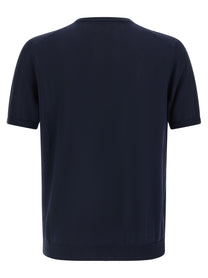 Roberto Collina Cotton Sweater Blue, view 2