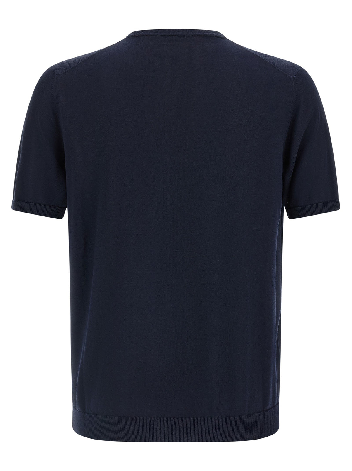 Roberto Collina Cotton Sweater Blue, view 2