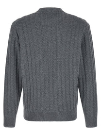 HUGO BOSS Cotton Sweater Grey