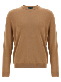 Zanone Cotton Sweater Beige