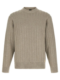 HUGO BOSS Cotton Sweater Beige
