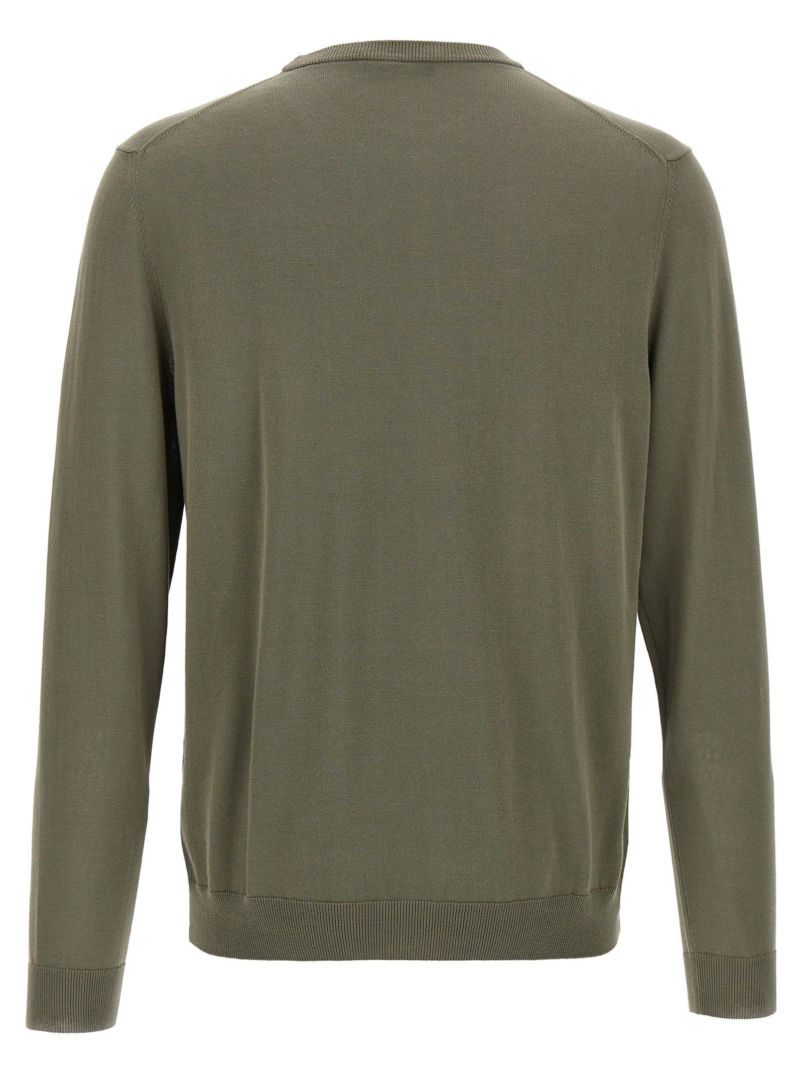 Zanone Cotton Sweater Green