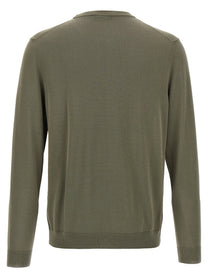 Zanone Cotton Sweater Green