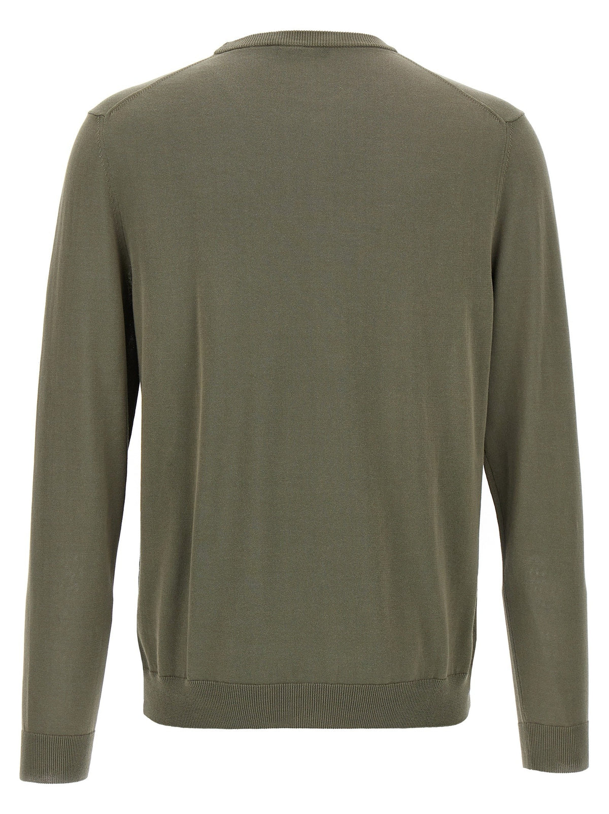 Zanone Cotton Sweater Green, view 2