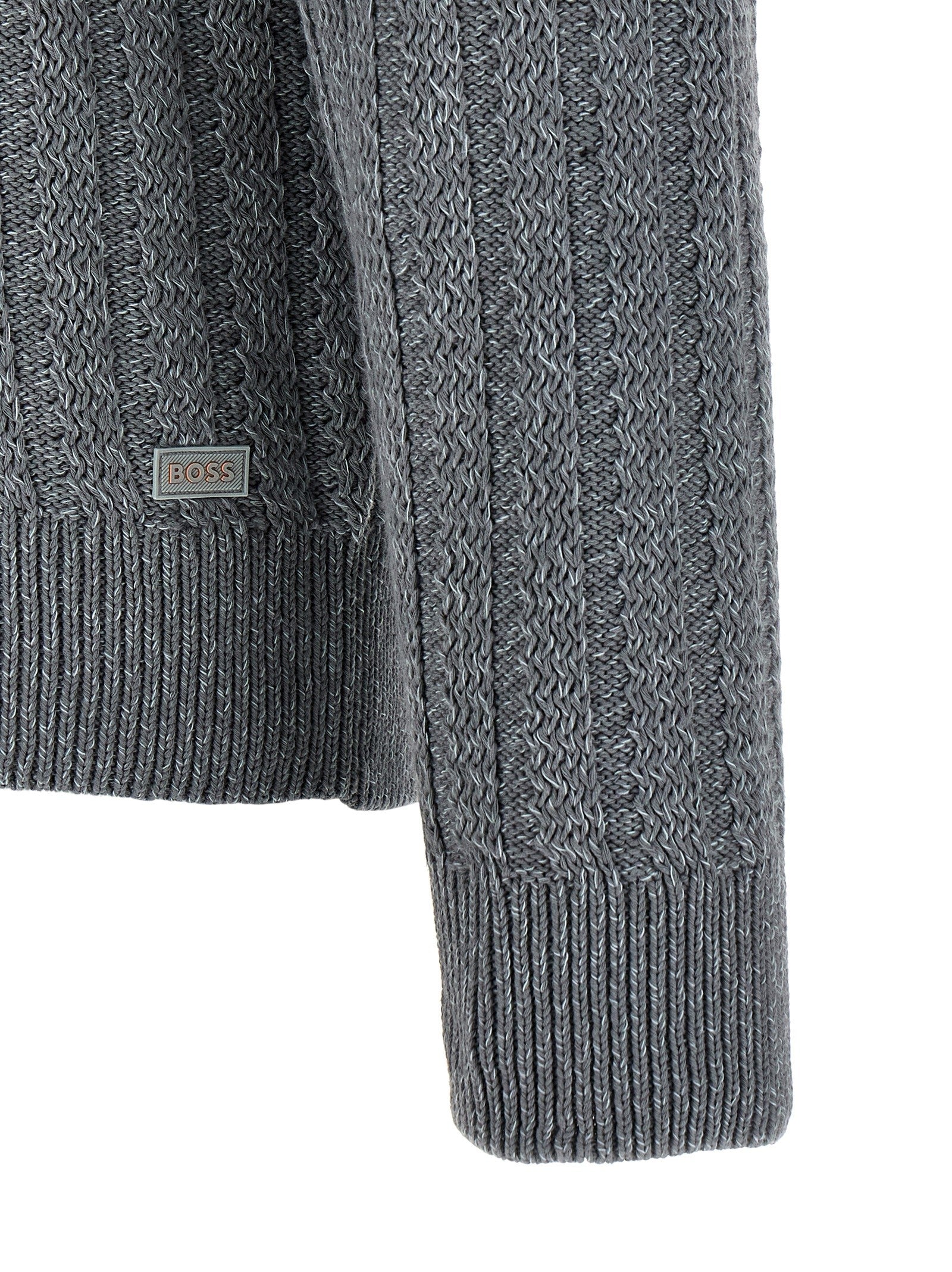 HUGO BOSS Cotton Sweater Grey