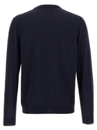 Zanone Cotton Sweater Blue, view 2