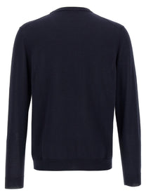 Zanone Cotton Sweater Blue