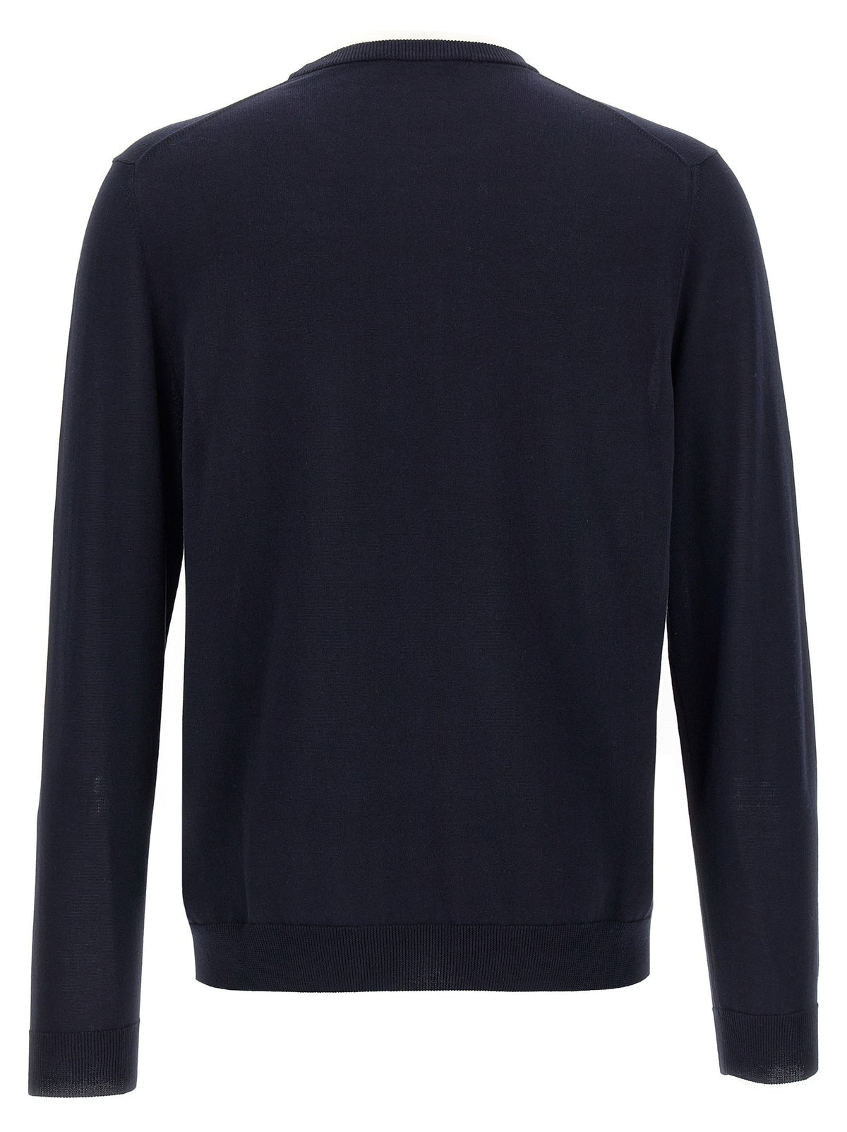 Zanone Cotton Sweater Blue, view 2