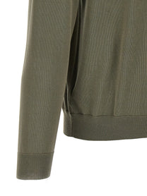 Zanone Cotton Sweater Green