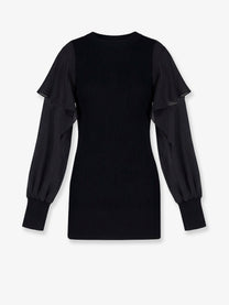 Sacai Women's Cotton Sweater Black