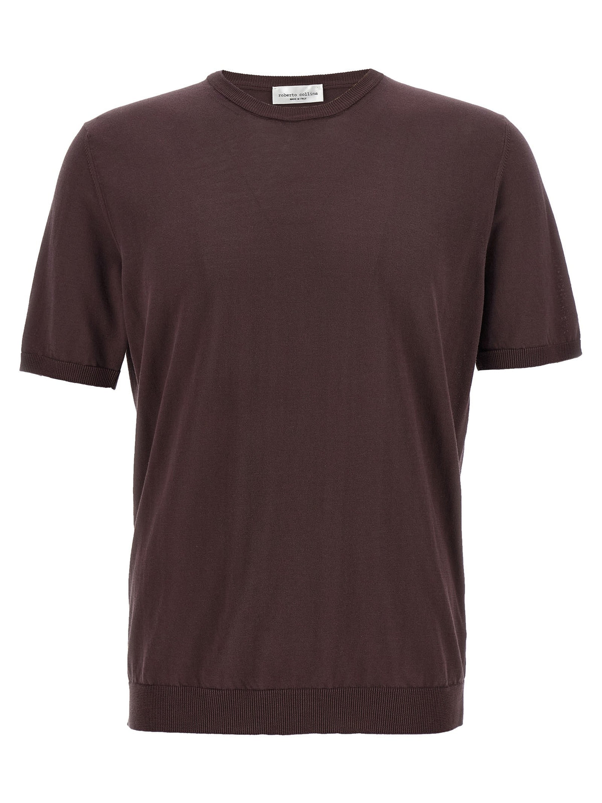 Roberto Collina Cotton Sweater Purple