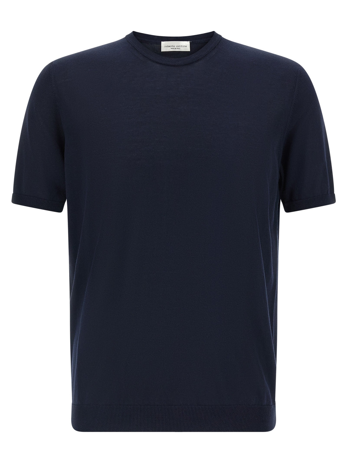 Roberto Collina Cotton Sweater Blue