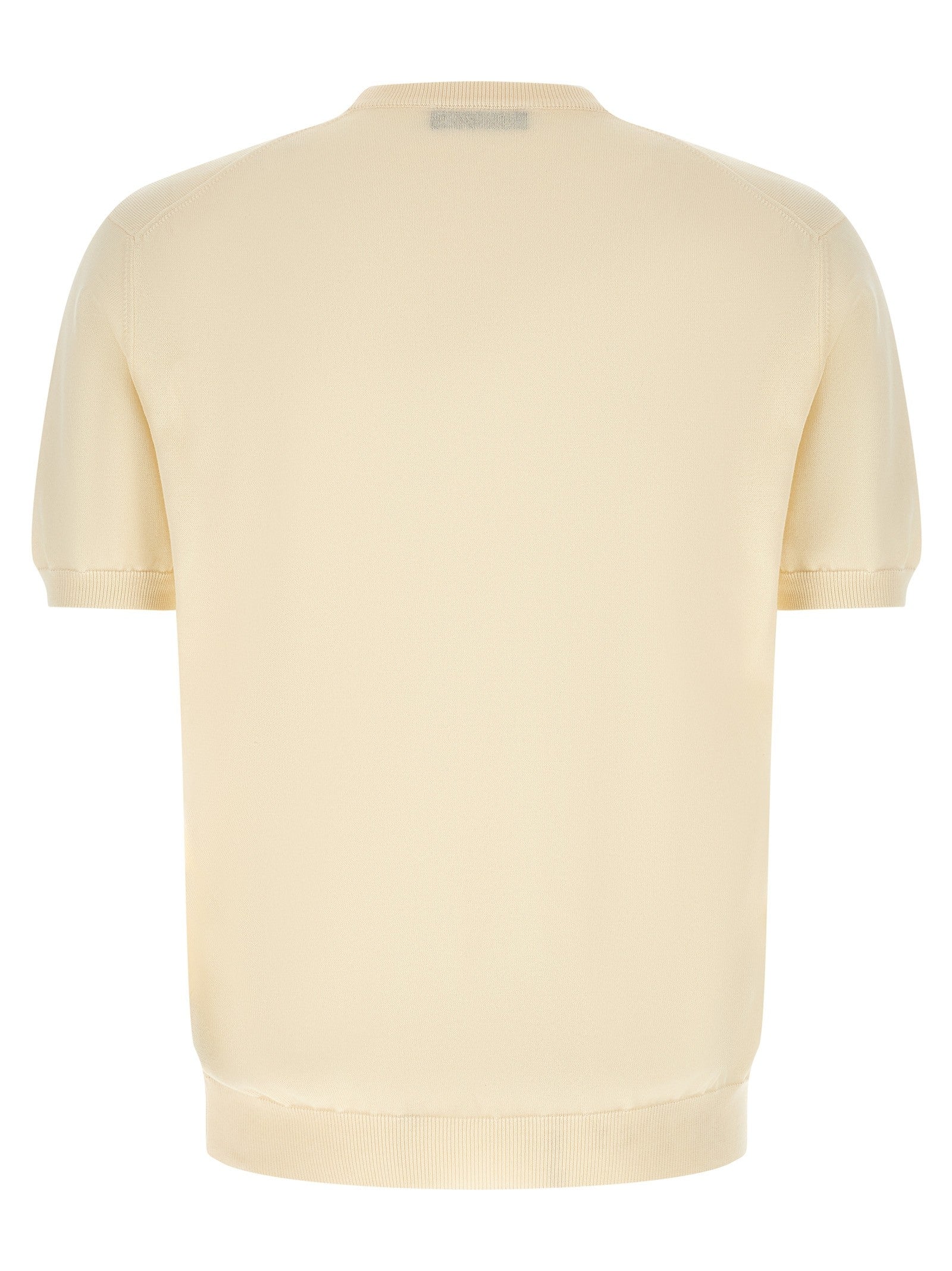 Zanone Cotton Sweater Beige