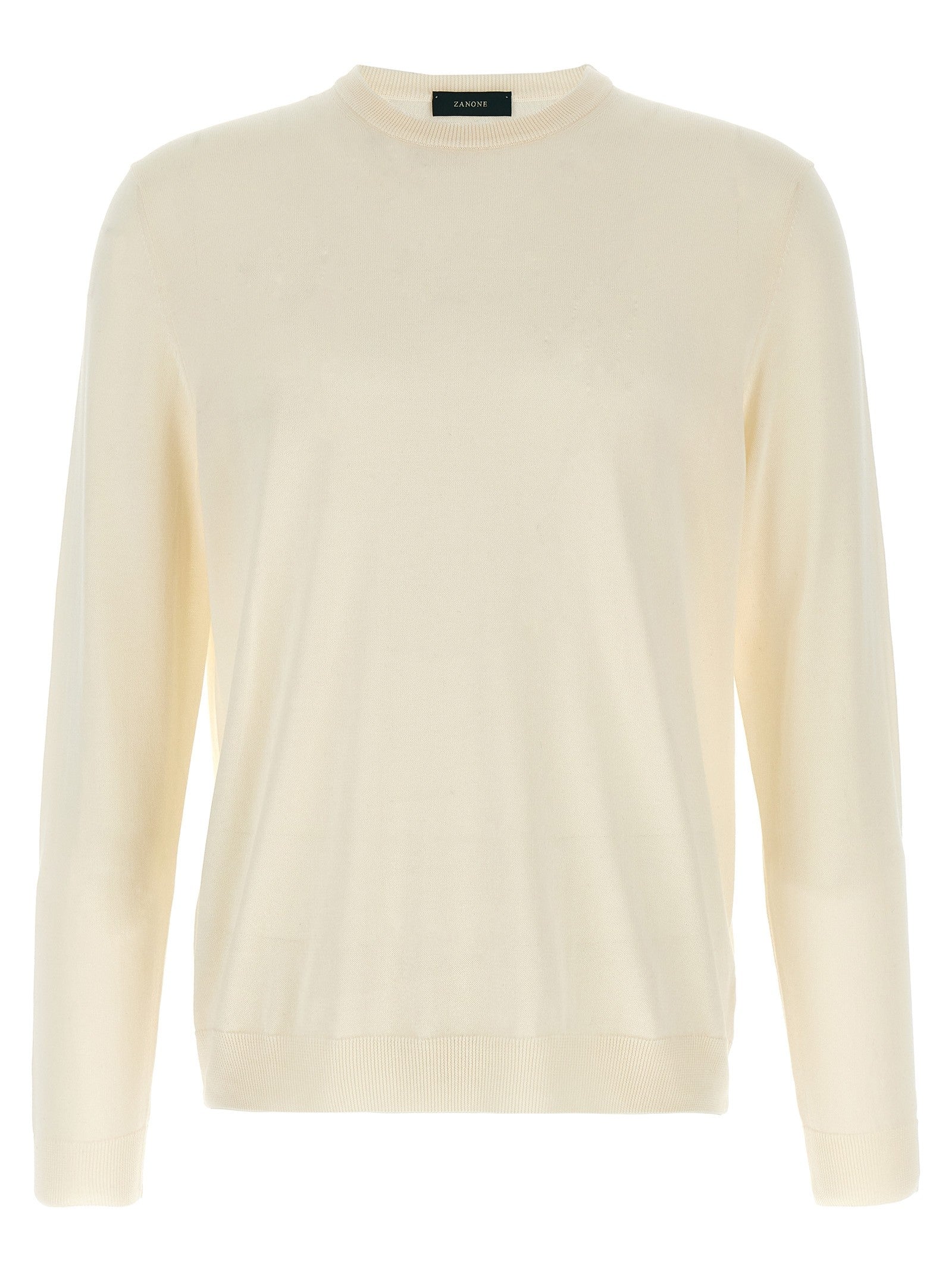 Zanone Cotton Sweater White
