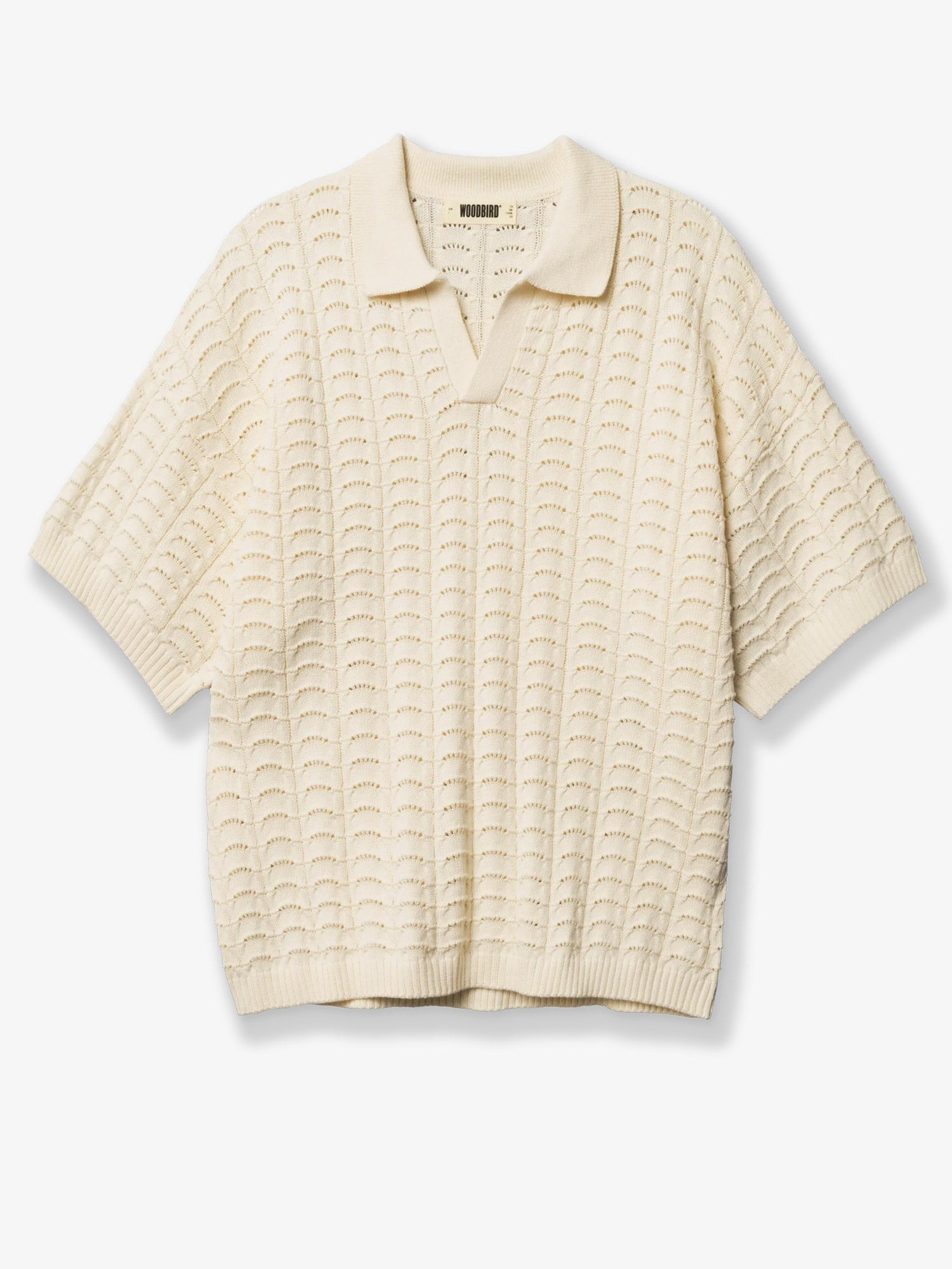 Woodbird Men's Cotton Sweater White