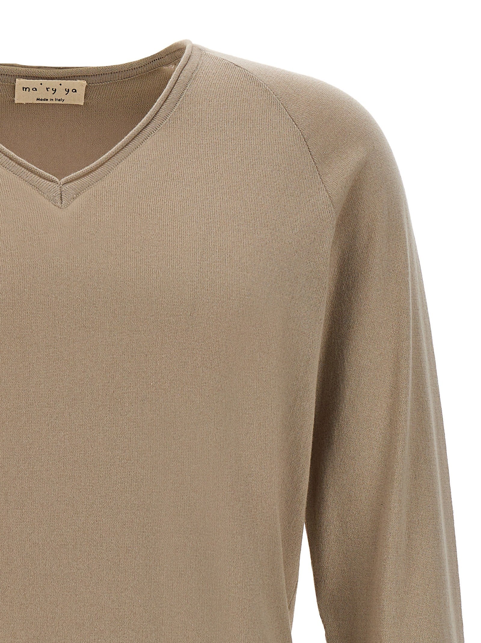 ma' ry' ya Cotton Sweater Beige