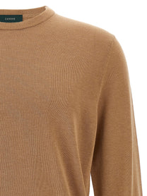 Zanone Cotton Sweater Beige