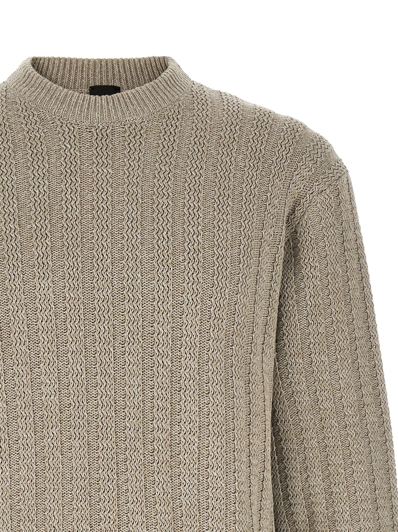 HUGO BOSS Cotton Sweater Beige