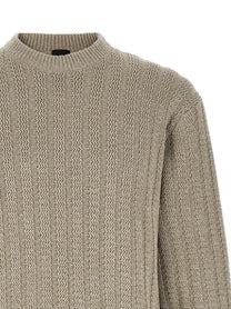 HUGO BOSS Cotton Sweater Beige