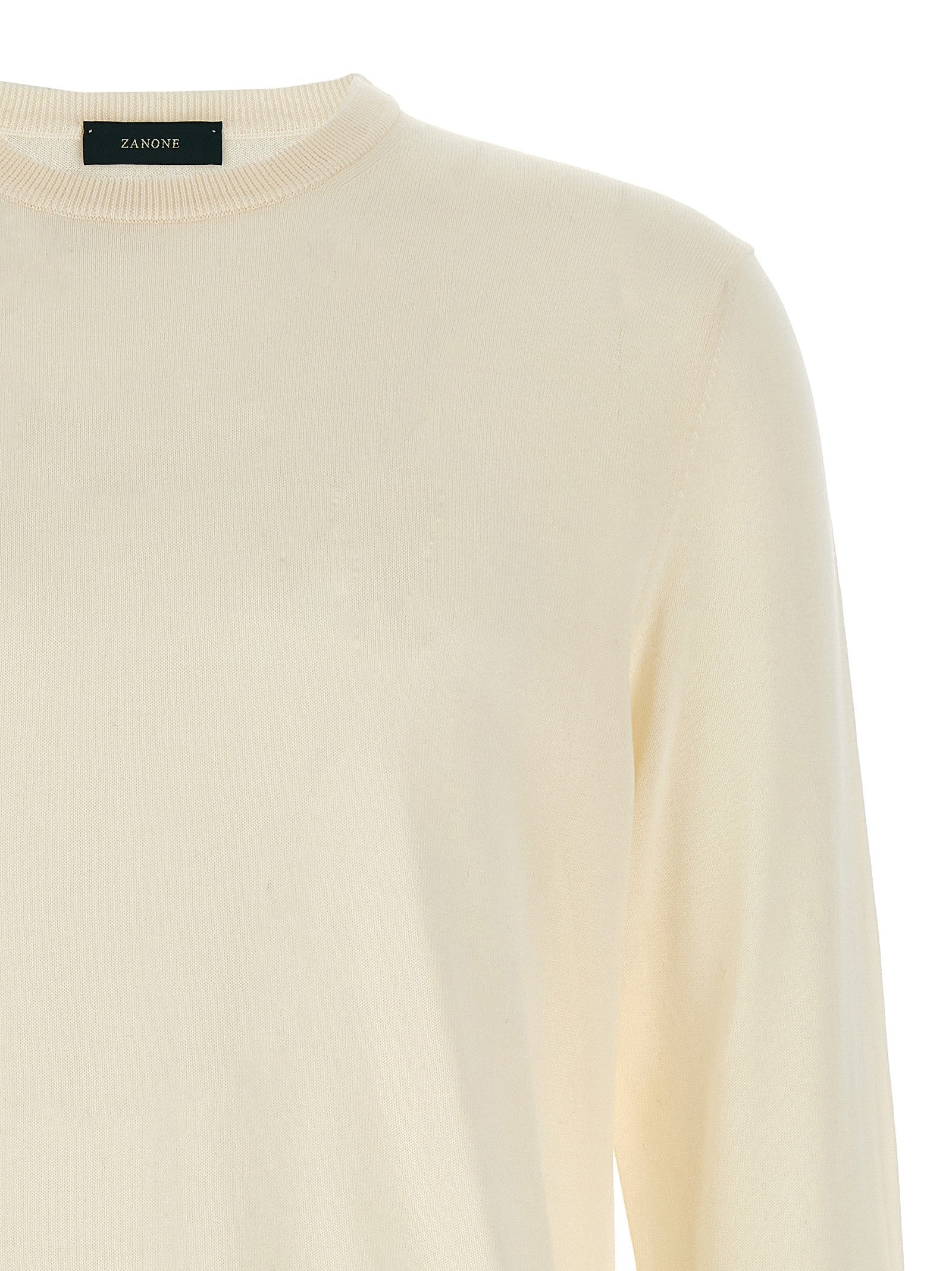 Zanone Cotton Sweater White