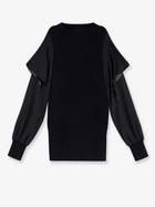 Sacai Women's Cotton Sweater Black