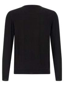Zanone Cotton Sweater Black