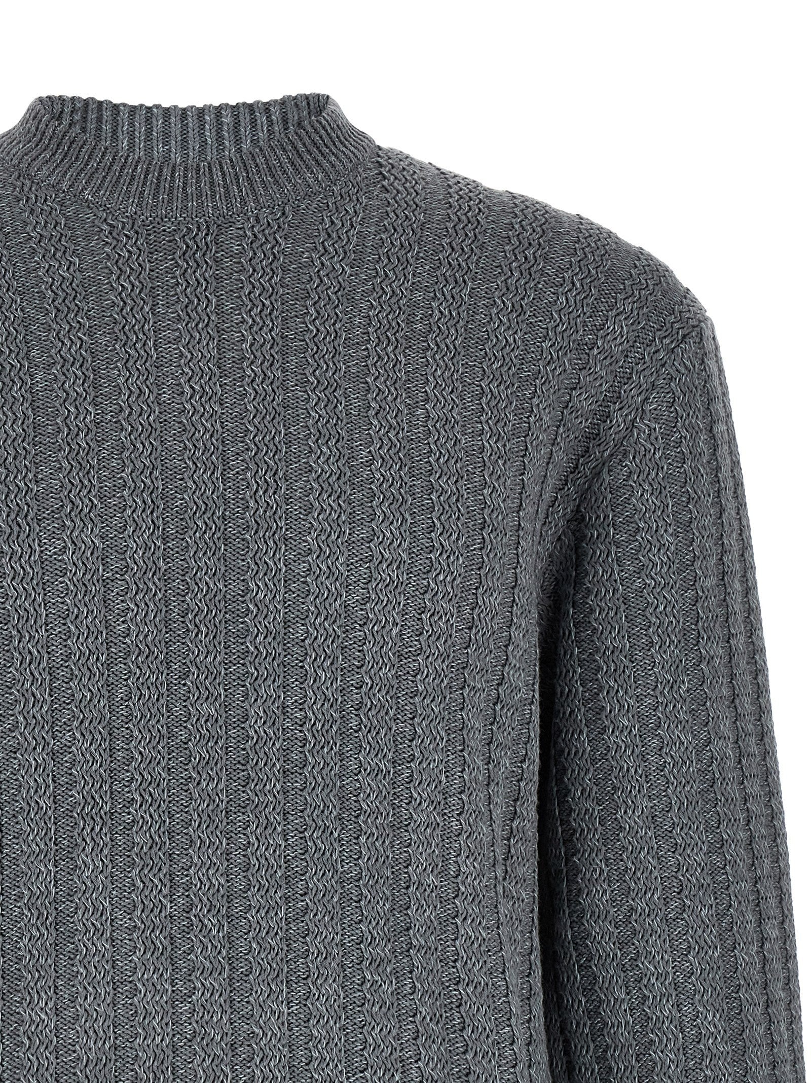 HUGO BOSS Cotton Sweater Grey
