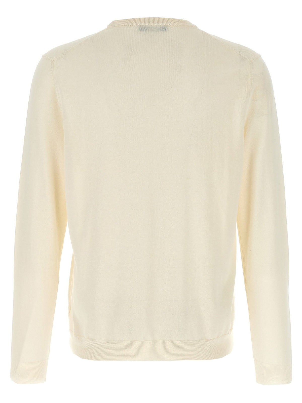 Zanone Cotton Sweater White, view 2