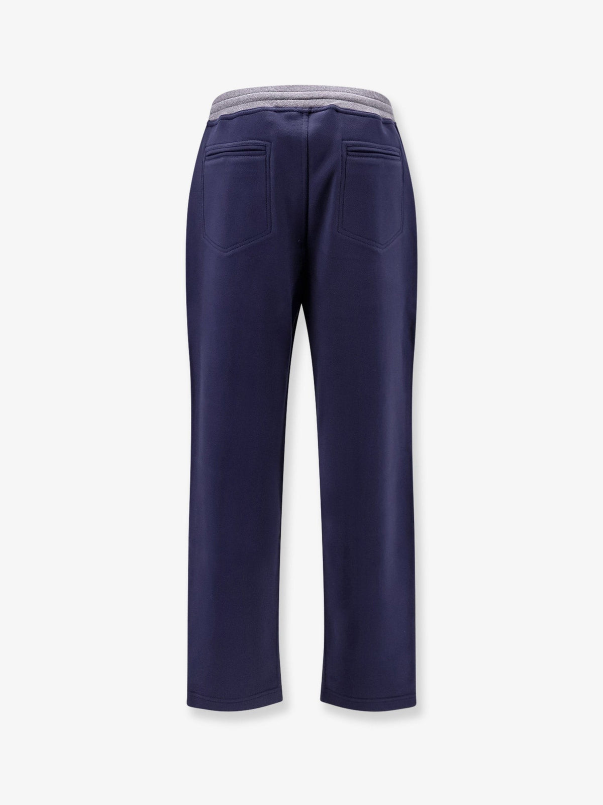 Brunello Cucinelli Men's Cotton Sweatpants Blue