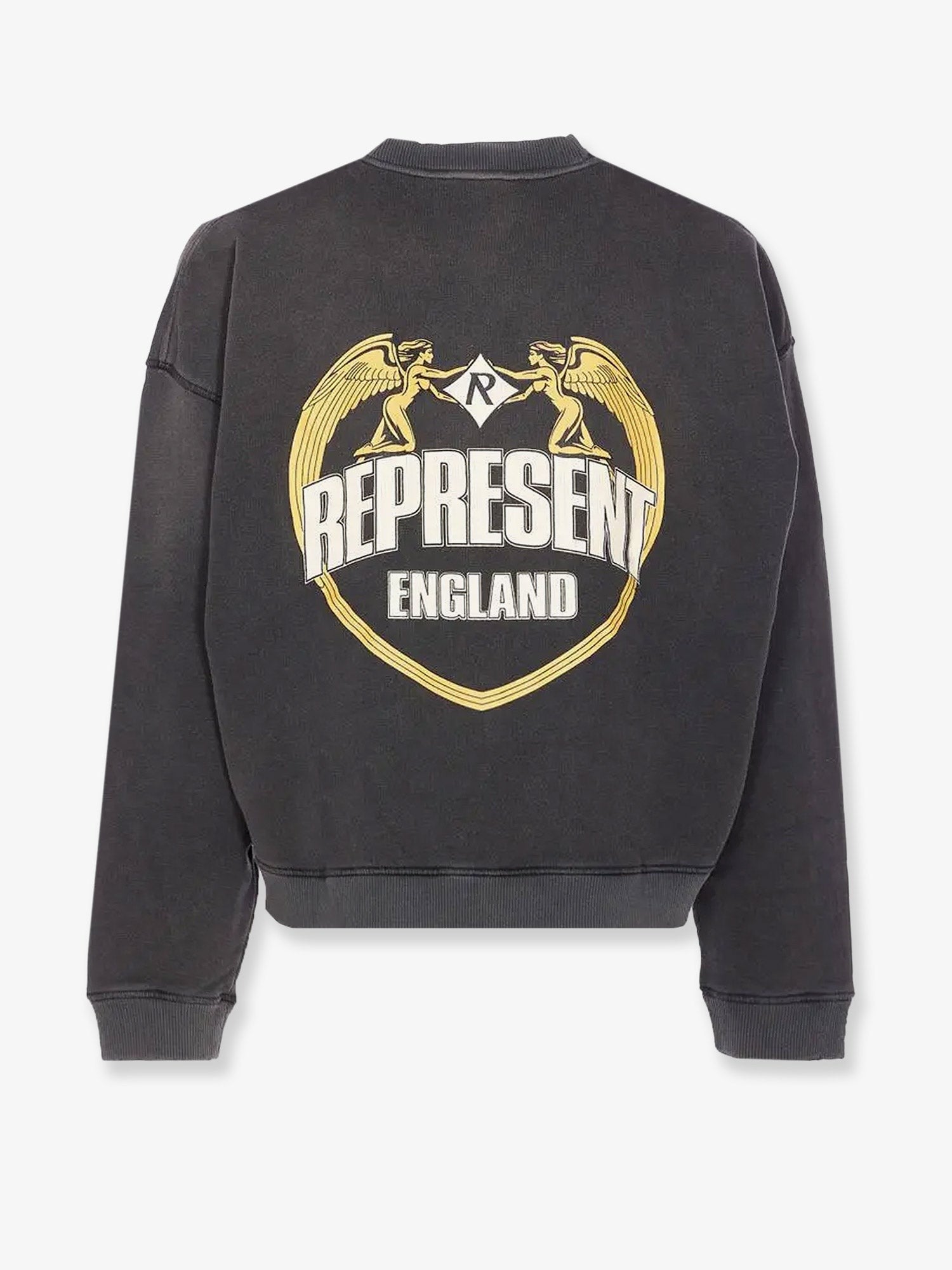 Represent Men's Cotton Sweatshirt Black Represent