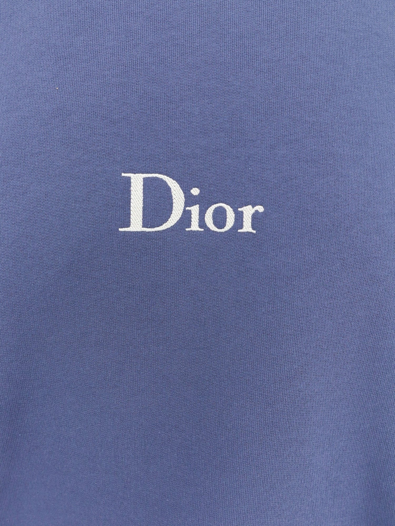 Dior Men's Cotton Sweatshirt Blue
