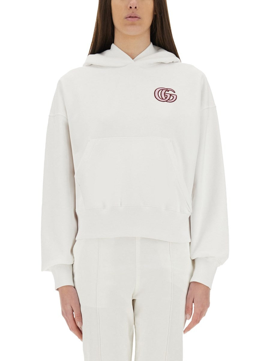 Gucci Women's Cotton Sweatshirt White Gucci