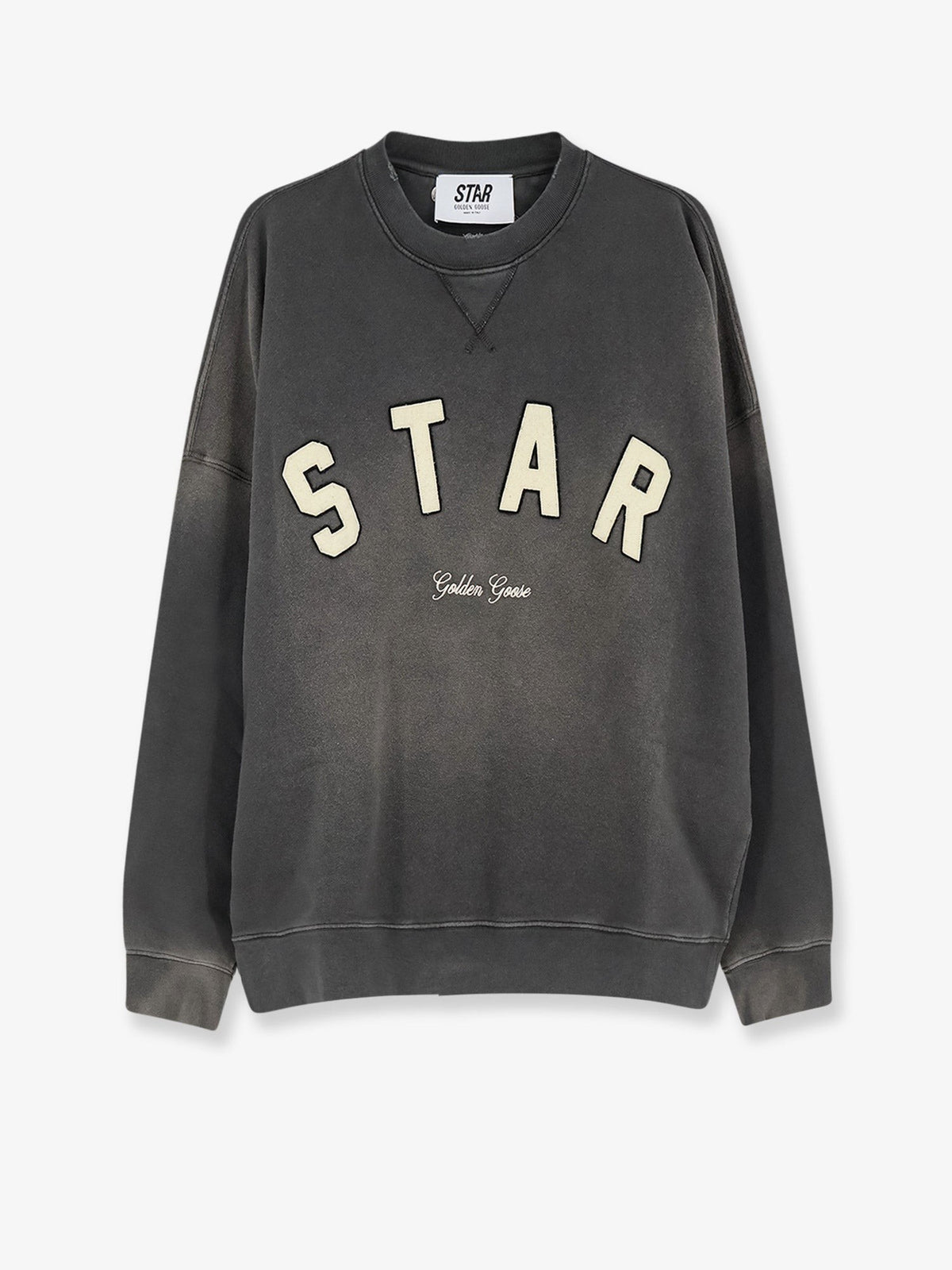 Golden Goose Unisex Cotton Sweatshirt Grey