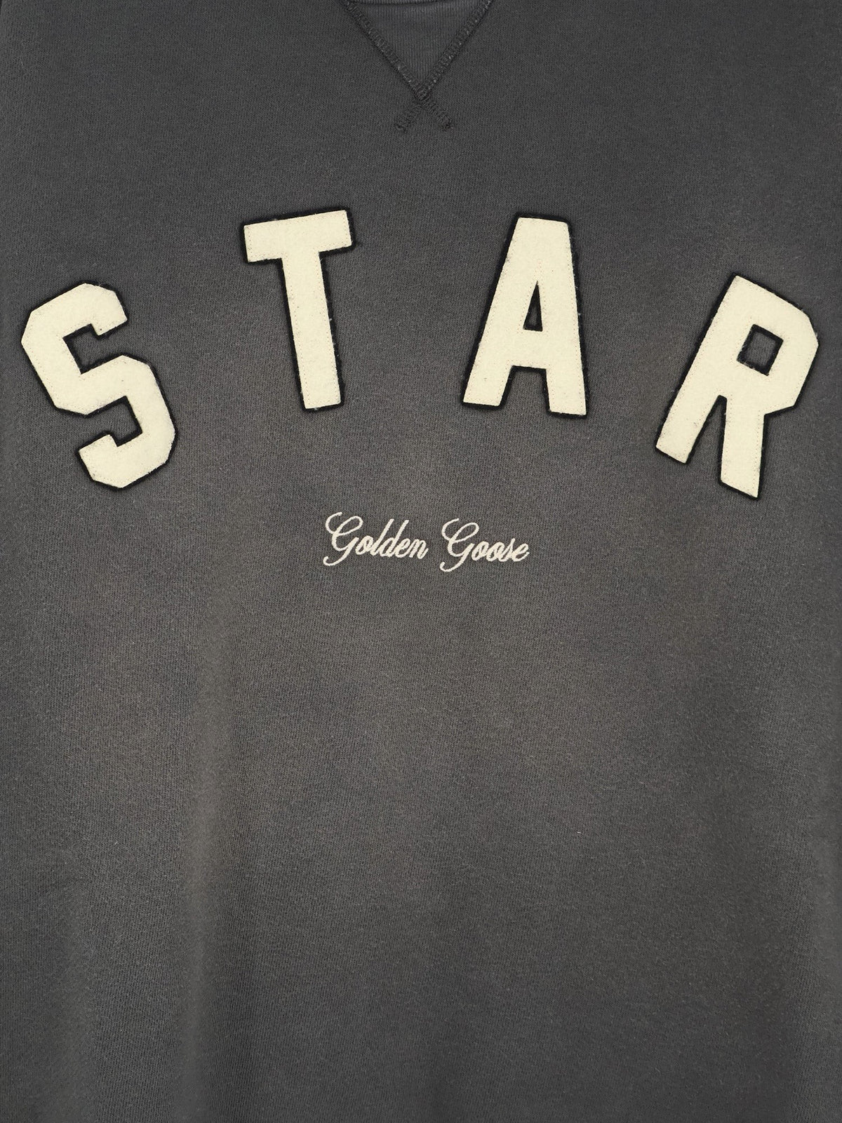 Golden Goose Unisex Cotton Sweatshirt Grey