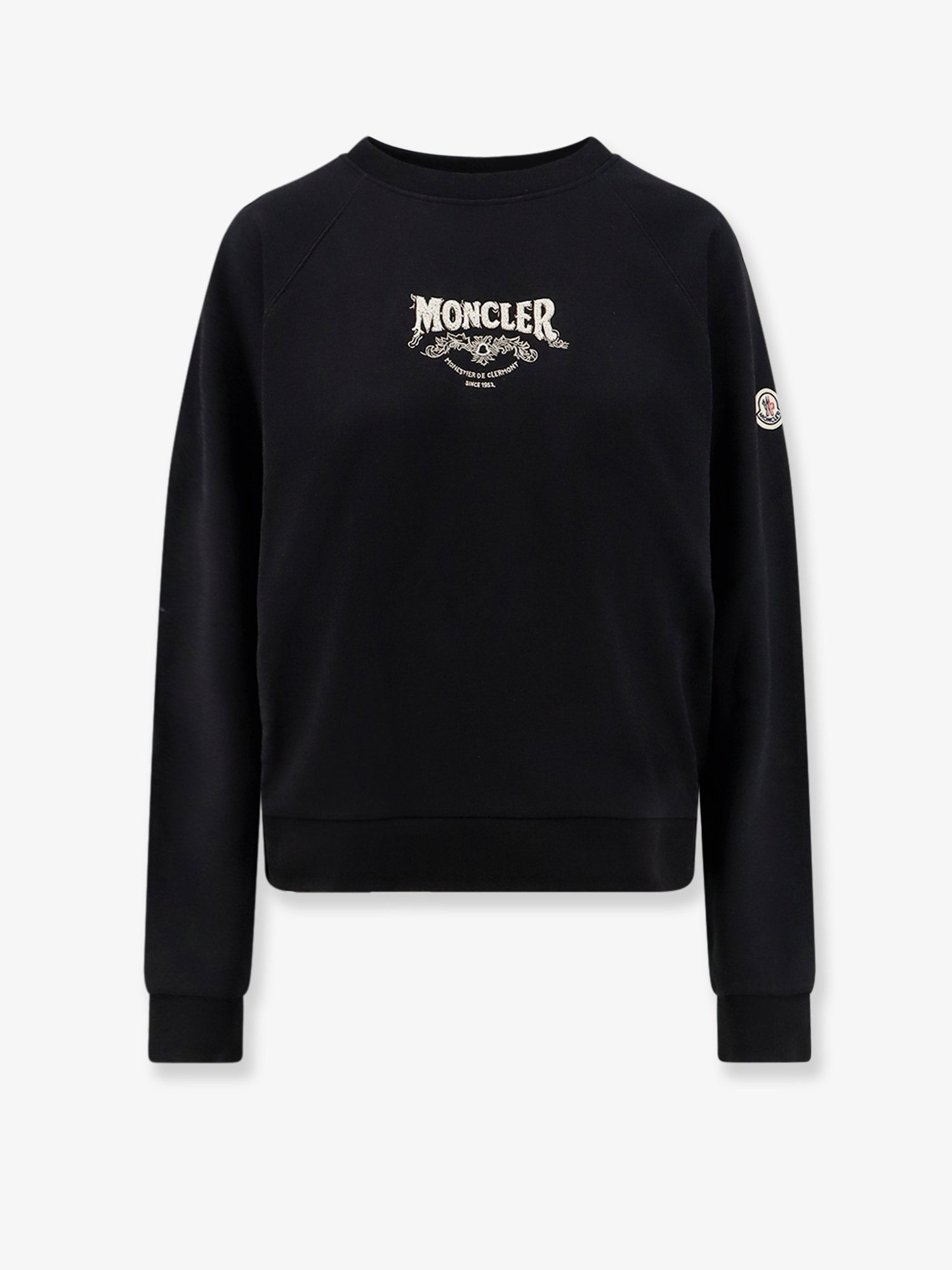 Moncler Women's Cotton Sweatshirt Black