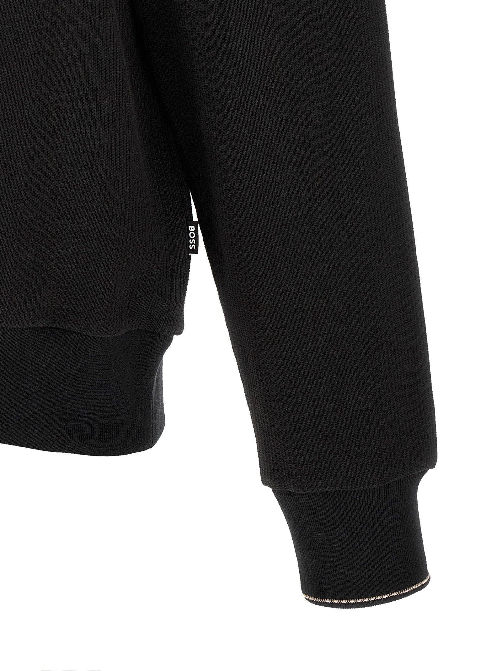 HUGO BOSS Cotton Sweatshirt Black