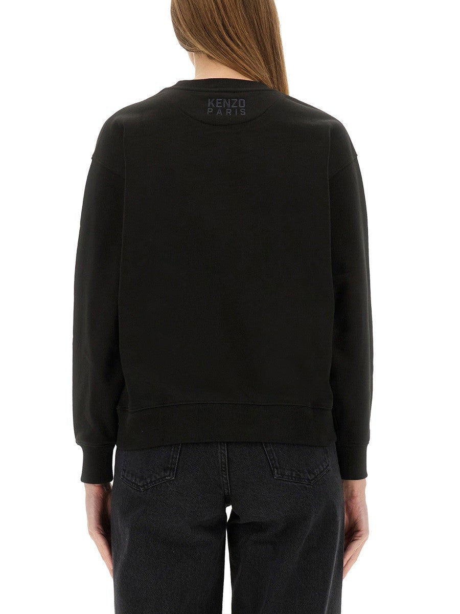 Kenzo Women's Cotton Sweatshirt Black
