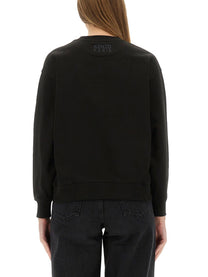 Kenzo Women's Cotton Sweatshirt Black