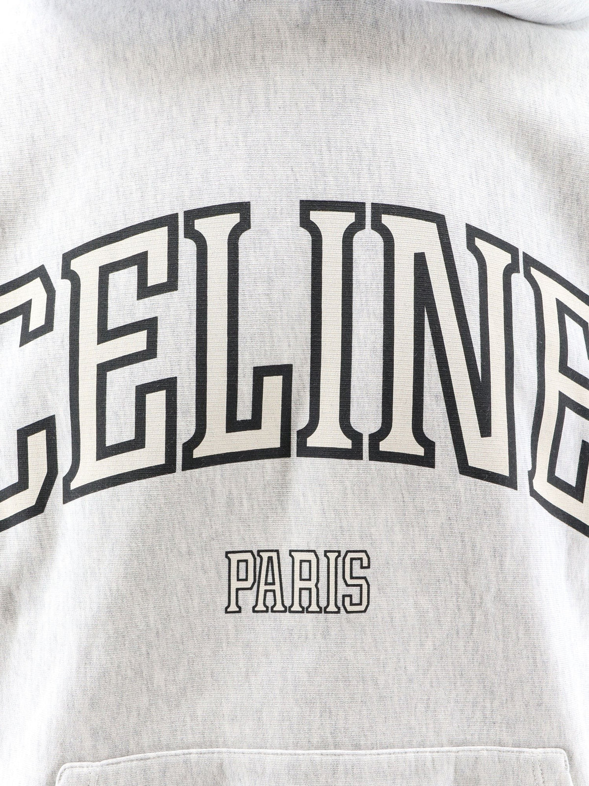Celine Men's Cotton Sweatshirt Black, view 3