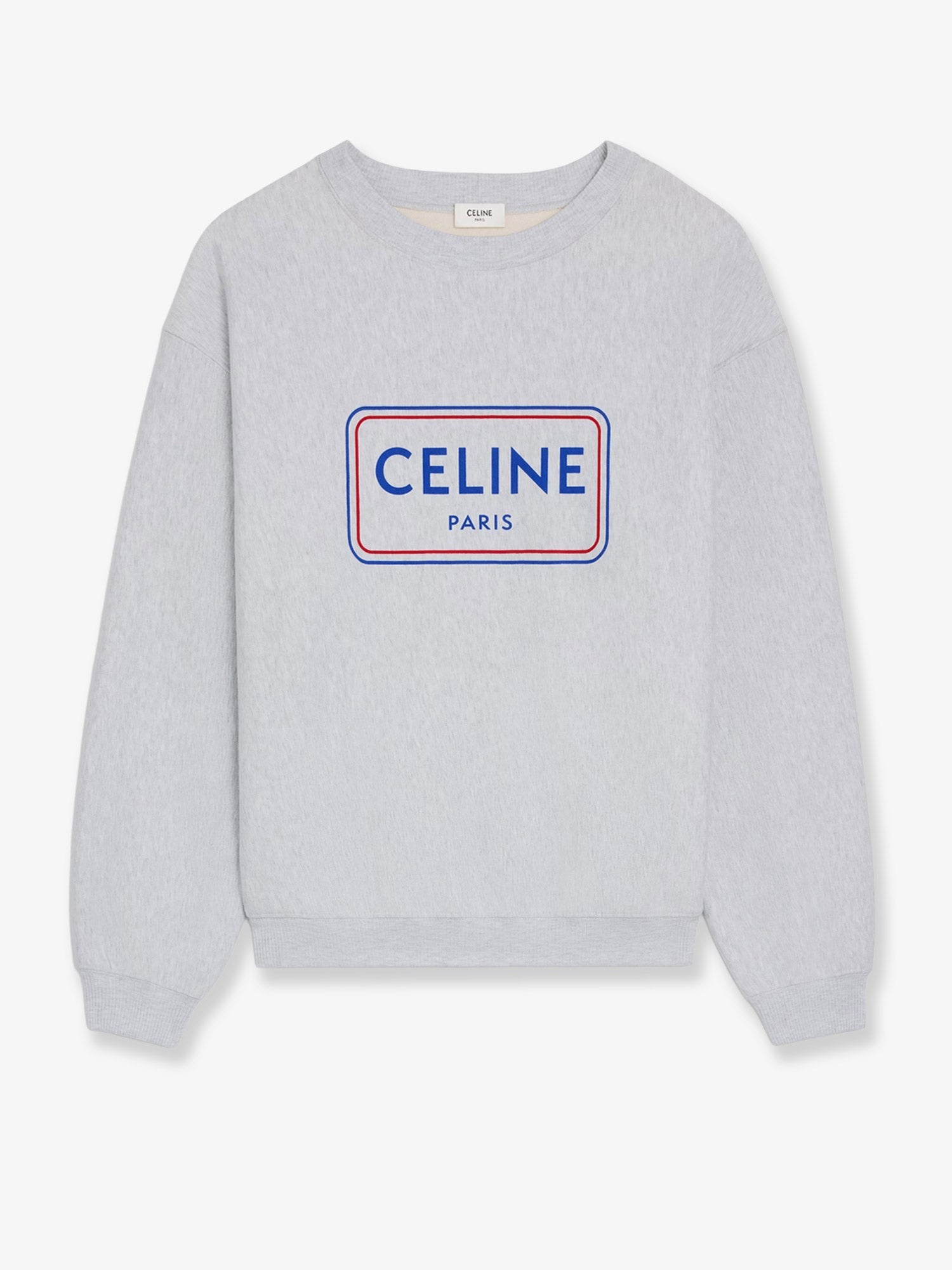 Celine Women's Cotton Sweatshirt Grey Celine